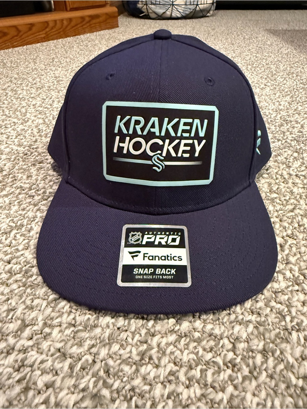 Seattle Kraken NHL Hockey Fanatics Snapback Hat